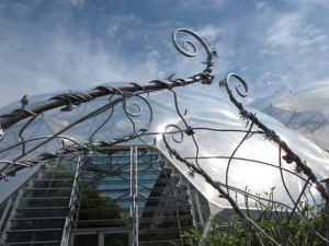 The Asymmetric Flower arch at the Eden Project The Asymmetric Flower arch at the Eden Project